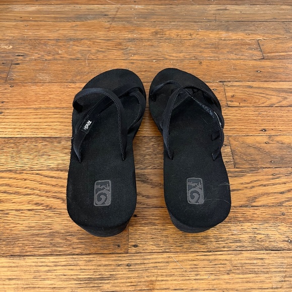 Teva Mush Mandalyn Ola Wedge Sandals - Size 8 - Picture 2 of 3